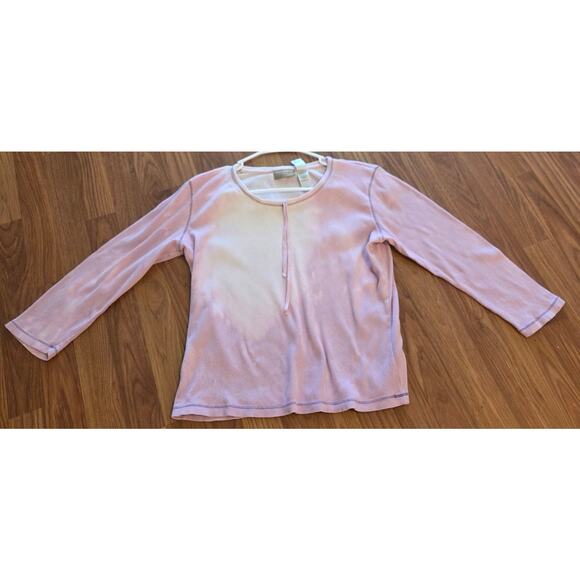 Liz Claiborne Lizwear Pink Long Sleeve Blouse - Medium - Picture 6 of 7